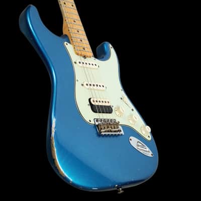 fender HSS 1957 Stratocaster Aqua Marine Relic HSS 2013 image 2