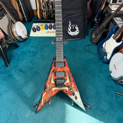 B.C. Rich Kerry King V KKVFG2 Tribal Flame with Kahler Bridge image 1