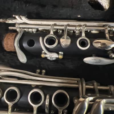 Normandy 4  LeBlanc France Wood Clarinet With Case No Mouth Piece or Barrel Joint image 2