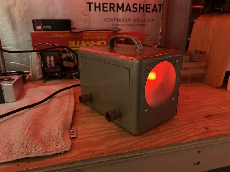AQ2A spaceheater Moviola URS single ended tube amplifier head 6aq5 amp w/lineout image 1