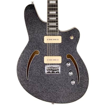 Reverend Airwave 12-String Black Sparkle image 1