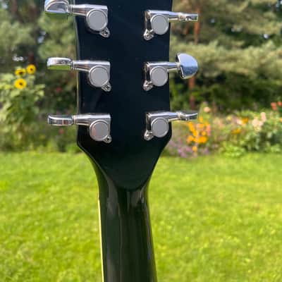 Vintage Black Beauty LP John Sykes Signature Fresher FL550 Greco K*ller? Made in Japan, 1984. image 7