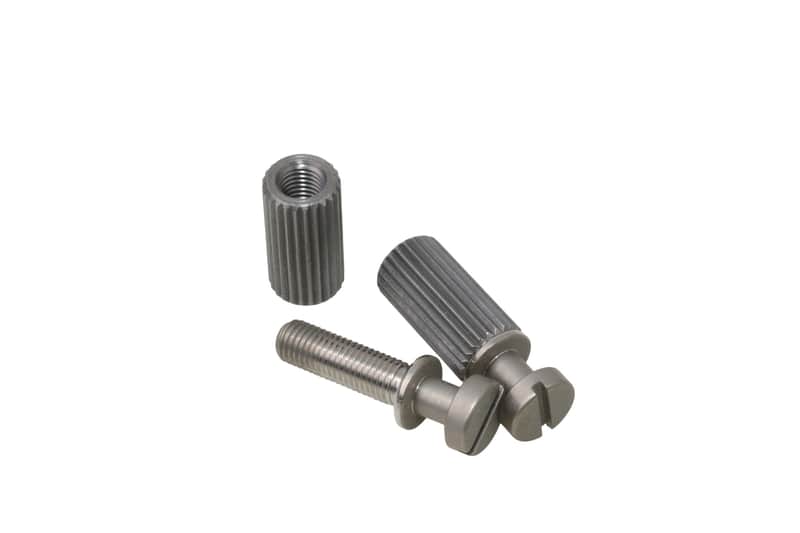 Vintage Length VOS Aged Nickel Steel Tailpiece Mounting Studs Posts incl. Vintage Steel Anchors for Gibson guitars image 1