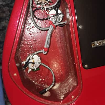 Charvel CDT-70 Charvel Dinky Thinline 1993 Metallic Red image 3