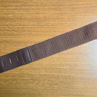 Martin WOVEN GUITAR STRAP 2020s - BROWN FAUX LEATHER AND WOVEN image 1