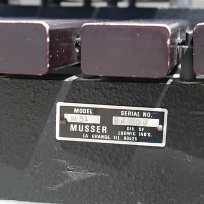 MUSSER M51 KELON XYLOPHONE - 3.5 OCTAVE F4-C8 W/ FIELD CASTERS - REFURBISHED image 6