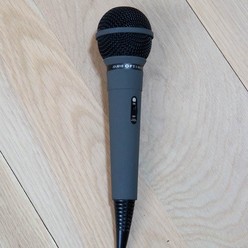 Optimus 33-3018 Dynamic Microphone – Tested & Working image 1