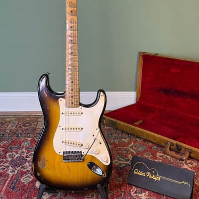 ORIGINAL 1957 Fender Stratocaster - Sunburst w/ OHSC Vintage - SEE VIDEO image 2