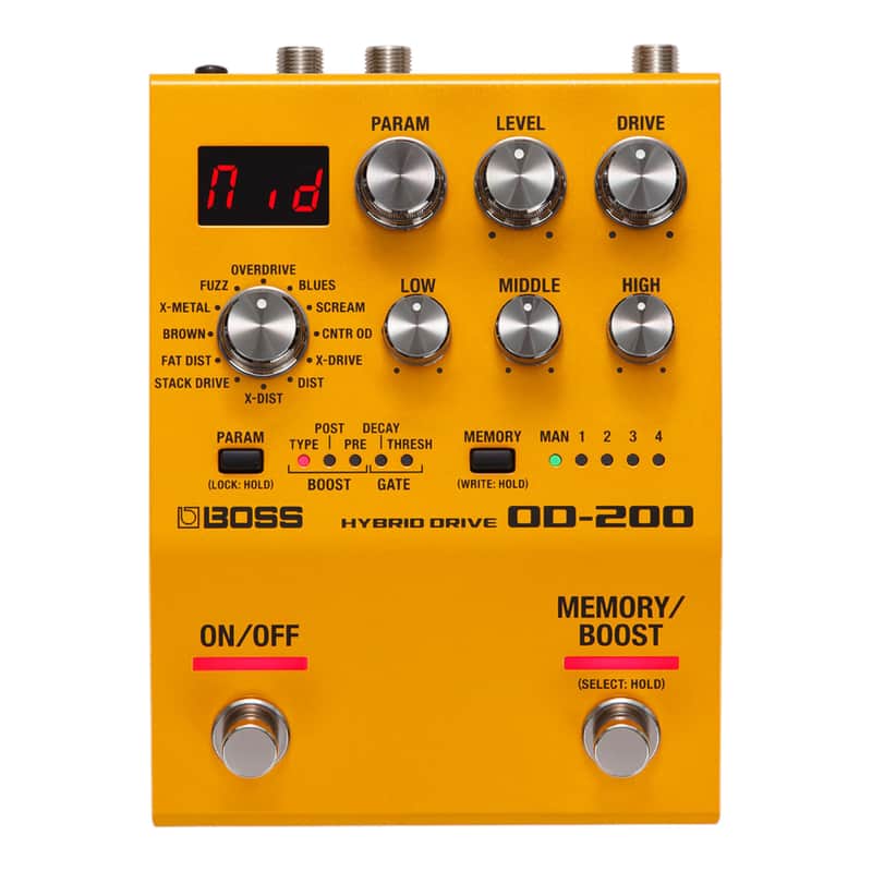 BOSS OD-200 オーバドライブ、ディストーション、ファズ Boss OD-200 Overdrive | Reverb