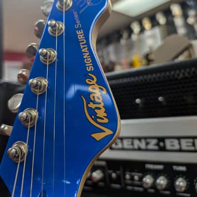 Vintage V6-CAB Reissued Series SSS 2023 - Candy Apple Blue image 16