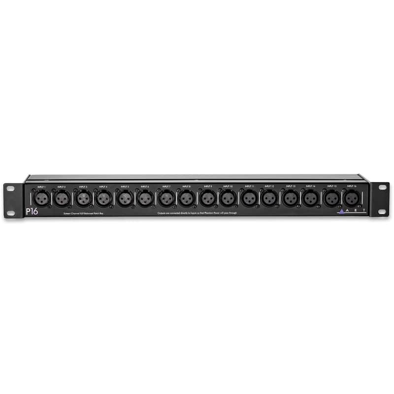 ART P16 16-Channel XLR Balanced Patchbay P-16 Patch Bay Rackmount Studio Install image 1