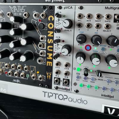 Intellijel uVCA II Dual Log / Lin VCA Eurorack Module 2013 - 2016 - Silver image 2