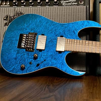 Ibanez RG5120M Prestige Japan in Frozen Ocean image 3
