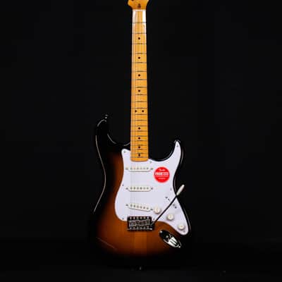 Squier Classic Vibe '50s Stratocaster, Maple FB, 2-Color Sunburst image 5