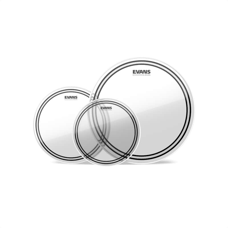 EVANS EC2S Clear 12''-13''-16'' Pack Pelli per Batteria
