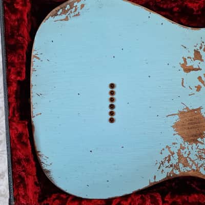 Fender Custom Shop '67 Telecaster Heavy Relic Daphne Blue American Vintage USA 1967 60s Reissue electric guitar image 11