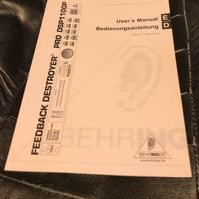 Behringer FEEDBACK DESTROYER PRO DSP1100P image 6