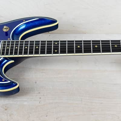 Guyatone LG-2100M Sharp 5 MIJ 1994 Blue Made in Japan w/ Hard Case image 3