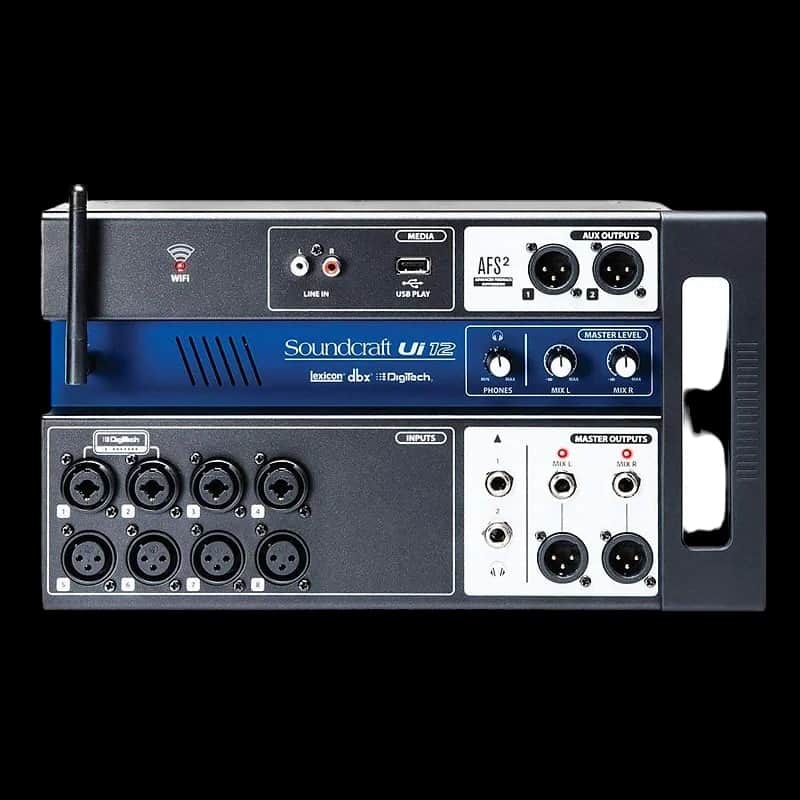 Soundcraft Ui12 12-Channel Remote Controlled Digital Mixer | Reverb