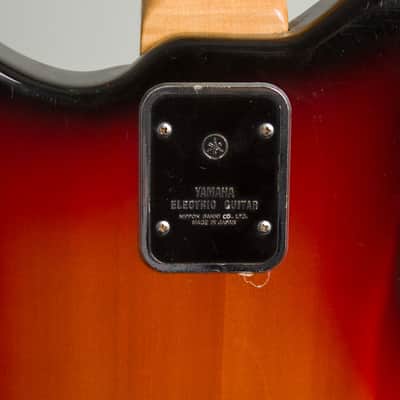 Yamaha SB-5A Solid Body Electric Bass Guitar (1968), ser. #6494, black hard shell case. image 15