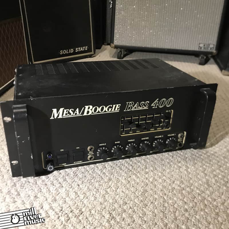 Mesa Boogie Bass 400 2-Channel 400-Watt Rackmount Tube Bass Amp Head image 1
