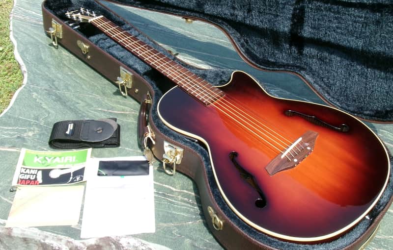 2011 K Yairi KYF-1 Electric Acoustic Guitar with Fishman Presys+ Pickup System+Hard Case image 1
