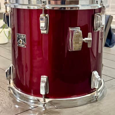 Tama Swingstar 13x12 rack tom MIJ 80s - dark red image 3