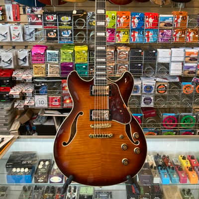 Ibanez AS93FM-VLS Artcore Expressionist Violin Sunburst with bag image 1