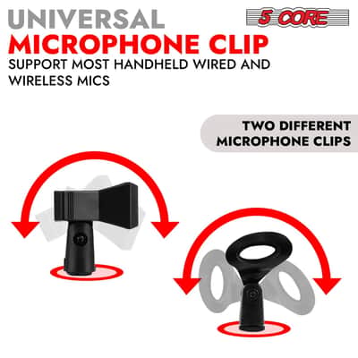 5Core Tripod Mic Stand Adjustable Heavy Duty Floor Holder Microphone Boom Arm image 13