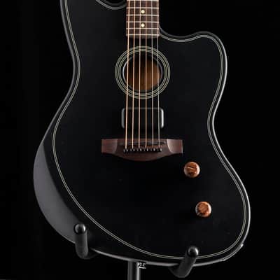 Fender Acoustasonic Standard Jazzmaster Black image 2