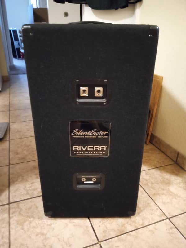 Rivera Silent Sister 75-watt 1 x 12-inch Isolation Cabinet - Black Unloaded image 1