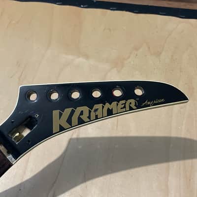 1980's Kramer USA American R2 Bound Pointy Guitar Neck Floyd Ready 22 Fret Inlay @ 12th Fret image 3