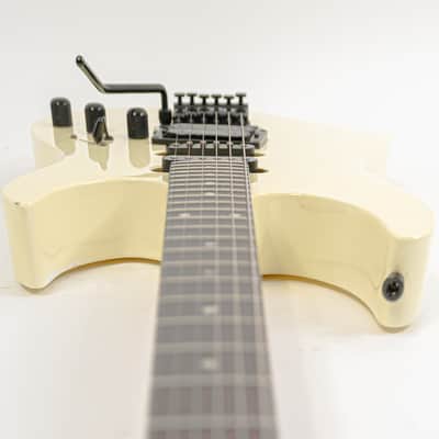 Late ‘80s Kramer Focus F-6000 Vintage White ESP-Made w/ Floyd Rose, Gigbag image 14