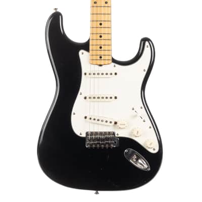 Used Squire Stratocaster Black MIJ Early 80s image 1