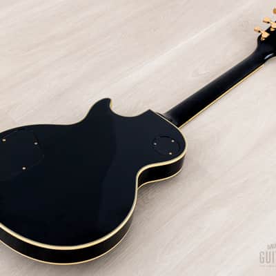 1989 Burny Black Beauty Custom '57 Model RLC-65 3 Pickup w/ VH-3 Pickups, Japan Fernandes image 13