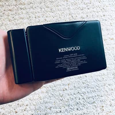 KENWOOD CP-K5 Walkman Cassette Player, Excellent Cool Gun Black ! For Display or Repair ! image 3