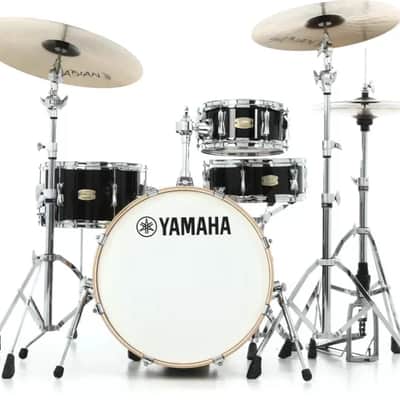 Yamaha SBP0F4H Stage Custom Hip 4-piece Shell Pack - Raven Black image 1