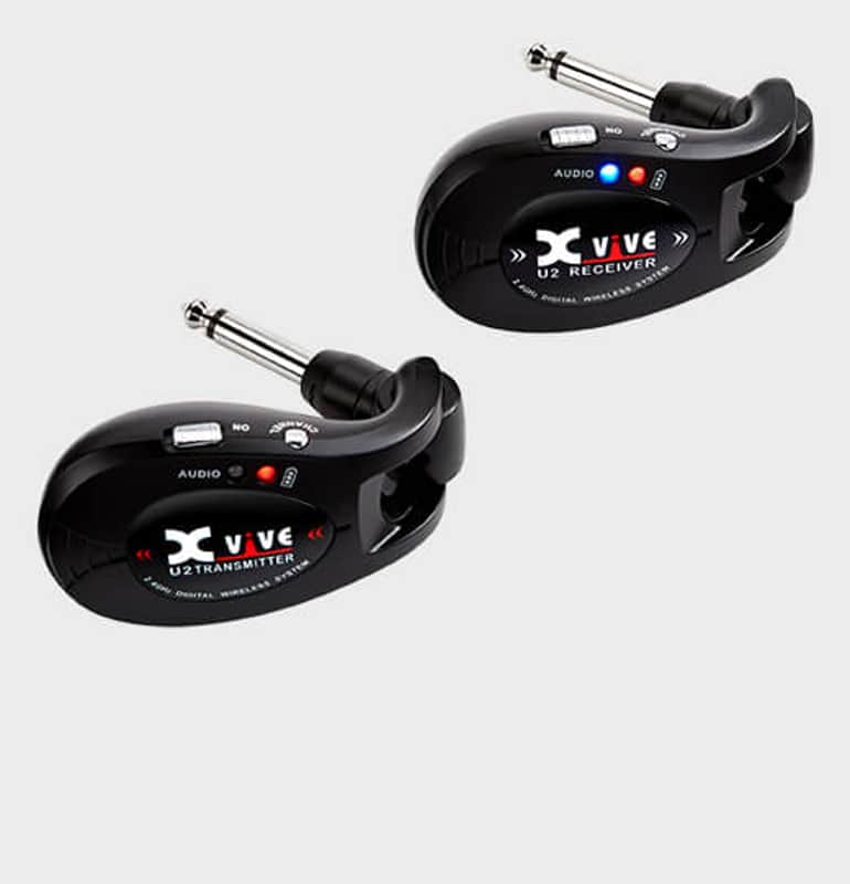 Xvive U2 Guitar Wireless System, 2.4 GHz, Black image 1