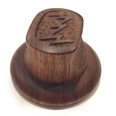 Zenith Small Pinch Solid Wood 1938 Reproduction Radio Knob- Set Screw-1/2" image 1