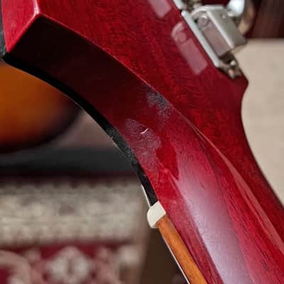 MotorAve Guitars LeMans Custom Transparent Cherry 2021 w/ Mono Case image 15