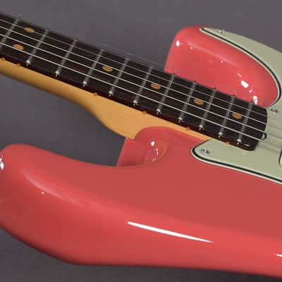 Fender Custom Shop Stratocaster 1959 TCP Vintage Custom Faded Aged Fiesta Red image 4
