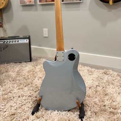 Reverend Double Agent OG 2020 - 2024 - Metallic Silver Freeze with White Pickguard image 2