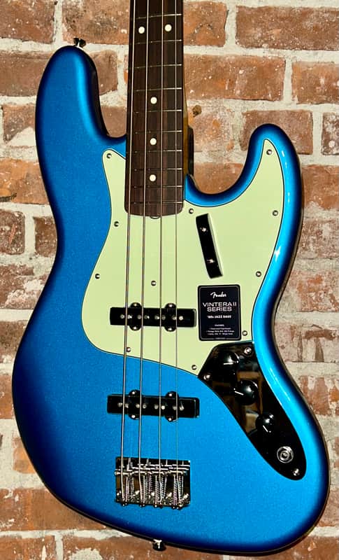 Fender Fender Vintera II '60s Jazz Bass, Lake Placid Blue with Rosewood Fingerboard, Support Small Business & Buy It Here ! image 1