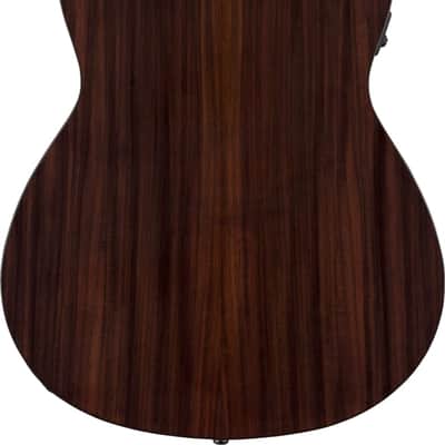 Fender CN-140SCE Nylon Thinline Acoustic Electric Guitar. Walnut FB, Natural w/Case image 10