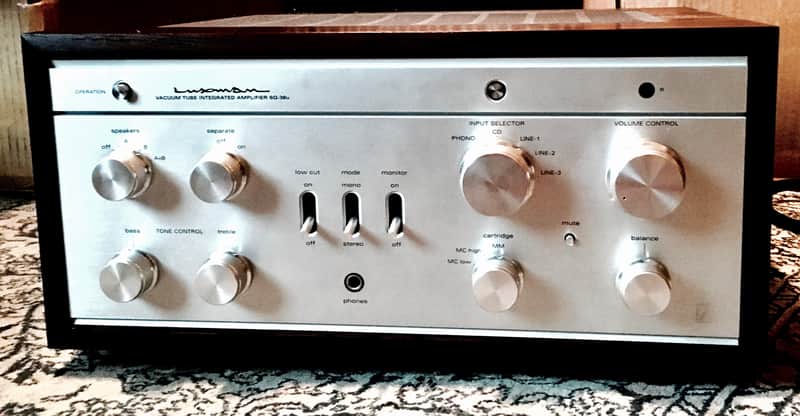 Luxman (made In Japan) SQ-38u 2009 Walnut/Brushed Aluminum | Reverb