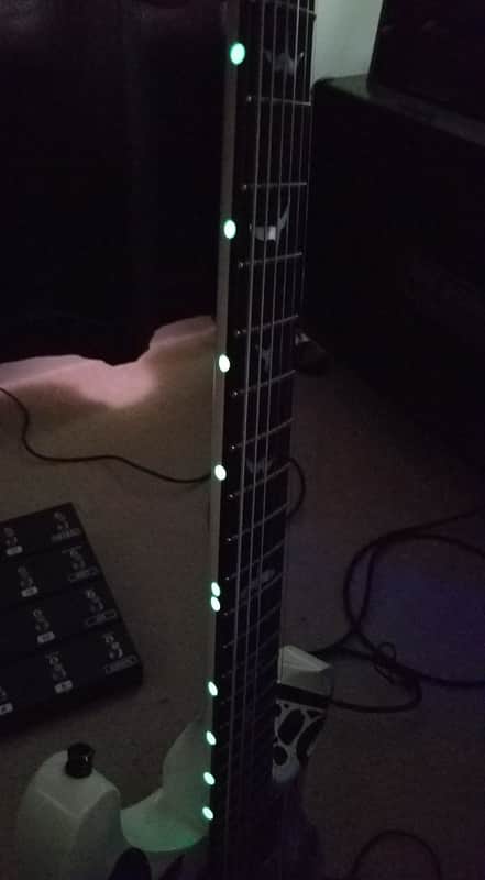 GLOW IN THE DARK fret position marker dots for stringed Instruments image 1