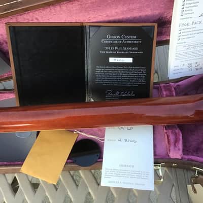 Gibson Custom Shop,VOS 59  Brazilian fret board les Paul 2018,R9. image 6