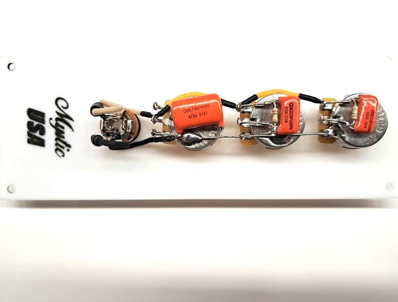 Jazz/PJ Bass Electric Guitar Wiring Harness - Free USA Shipping image 1