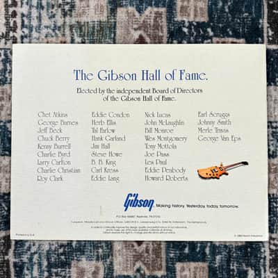1983 Gibson American-Made. World-Played Guitar Catalogue! E19-1 image 2