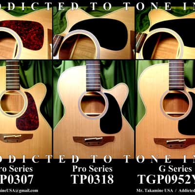 Takamine Pro Series TP0307 Acoustic Guitar 3 Ply B/W/B Pickguard / OEM Geniuine Part image 15